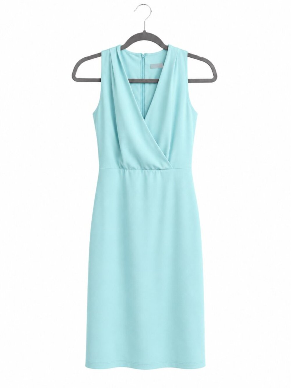 Antonio Melani Light Blue Sleeveless Sheath Dress